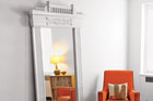 new mirror using old door trim