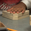 Glue the supports together