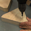 Screw the supports together