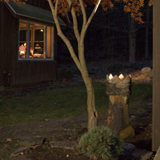 Transform an Old Chimney Pot Into a Garden Light