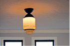light on a ceiling