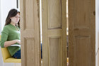 How to Make a Folding Screen Using Old Hinges and Shutters