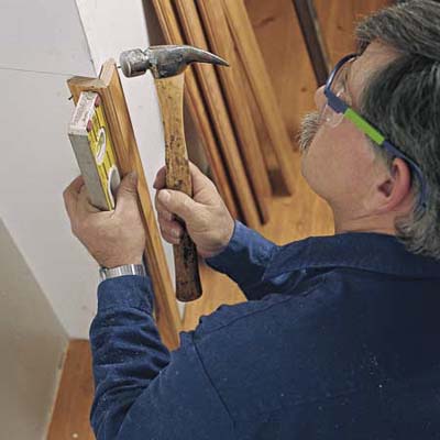 starting wainscoting at a corner