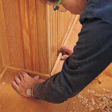 installing beadboard wainscoting tout