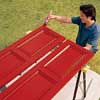 Paint or finish the shutters