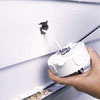 Attach the round outlet box