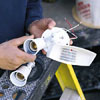 Assemble the floodlight