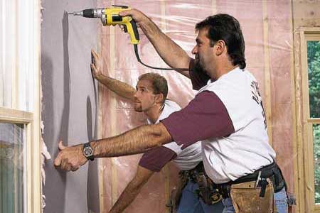 hanging drywall tout