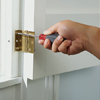 Hang the shutters on the strips