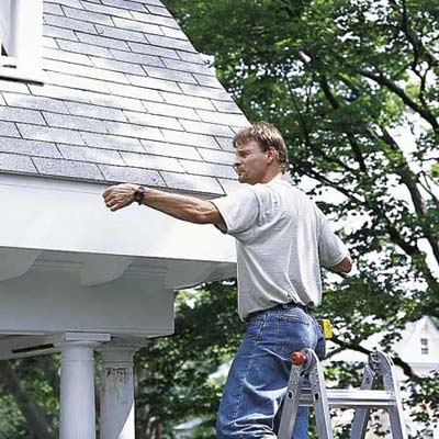 Installing a gutter