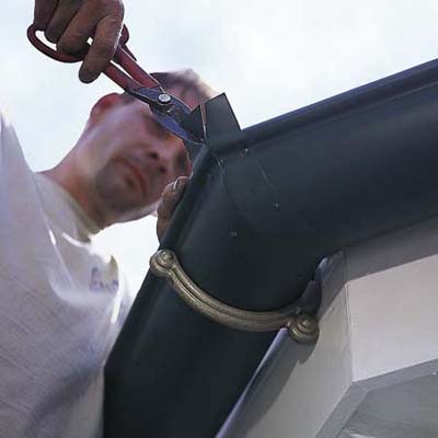 Installing a gutter