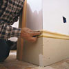 Sand the cap molding
