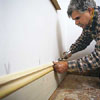 Nail on the cap molding