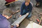 laying a stone patio tout