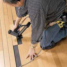 laying engineered wood floors tout