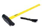 mason's chisel and maul