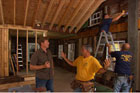 Tom Silva and Kevin O'Connor in new opened space