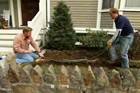 Installing in-ground sprinklers with This Old House landscaping contractor, Roger Cook and host Kevin O’Connor