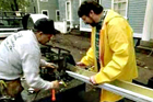 This Old House master carpenter Norm Abram, general contractor Tom Silva, show how to make and install aluminum rain gutters.