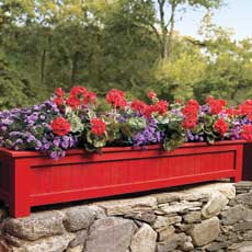 a finished planter