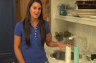 Jennifer Stimpson shows how to properly clean a paint roller