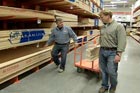 Tom Silva shopping at the lumber yard with Kevin O'Connor