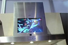 Vent Hood with an LCD Screen