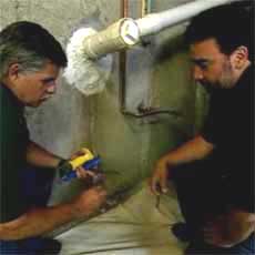 Fixing a leaky basement wall