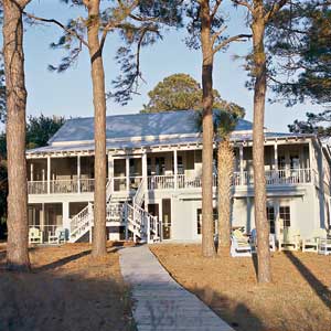 beach house facade