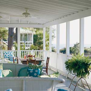 beach house porch