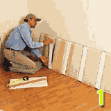 wainscoting: step-by-step 1-6