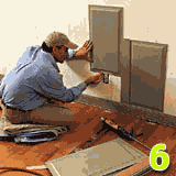 wainscoting: step-by-step 6-12