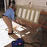wainscoting step 2: paint all parts
