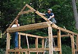 timber frame shed
