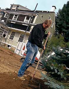 raking