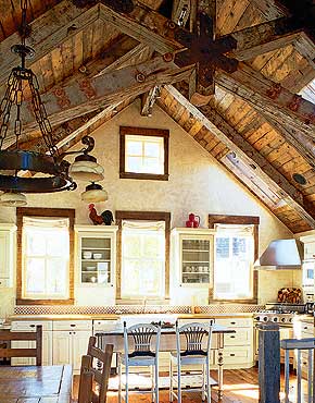 Colorado renovation open-plan kitchen