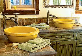 Colorado renovation concrete sinks