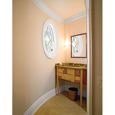 limestone topped maple vanity