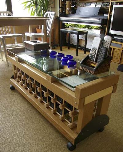 Coffee Table On Wheels