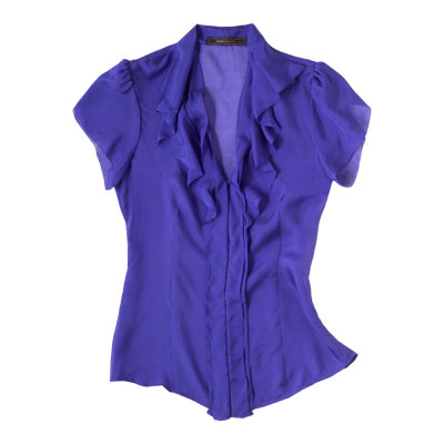 V-neck blouse - Donna Karan's Slimming Style Secrets - Health Mobile