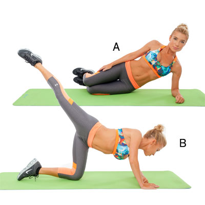 Sitting Stack Arabesque Kick - Butt Exercises With Tracy Anderson ...