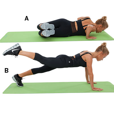 Side sit and plank kick - Tracy Anderson Ab and Butt Workout - Health.com