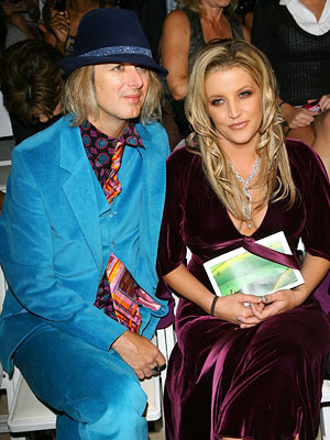 Michael Lockwood and Lisa Marie Presley - NY Fashion Week: Day 6 ...