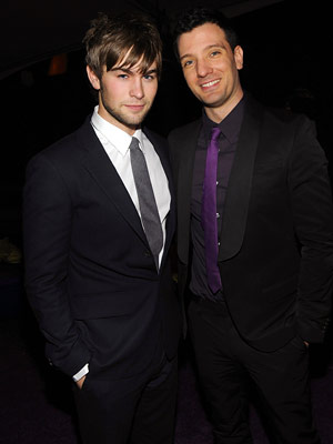 Chace Crawford and JC Chasez - The Oscar Parties! - InStyle.com