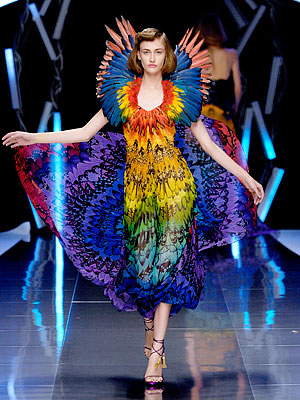 Spring 2008 - Alexander McQueen's Top Runway Moments - InStyle.com