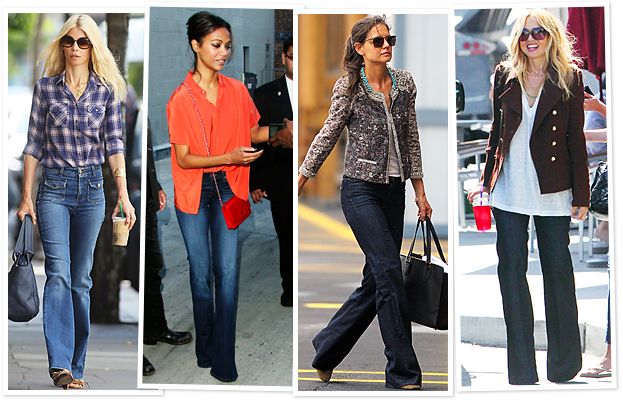 Celebrities in Flared Jeans -- High Waist Jeans -- Bell Bottoms ...