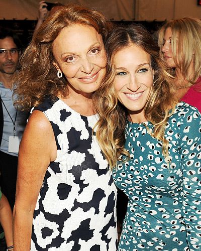 Sarah Jessica Parker and Diane von Furstenberg - Fashion Week: Front ...