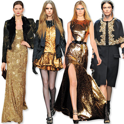 WHY WE LOVE IT - Fall 2012 top fashion trends: black & gold - InStyle.com