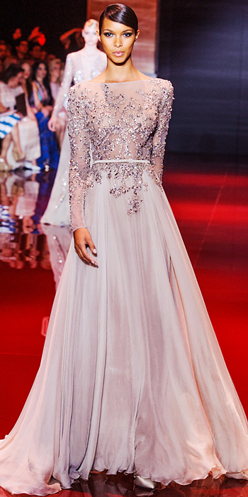 Elie Saab - Fall 2013 Couture Fashion Week: The Prettiest Looks ...
