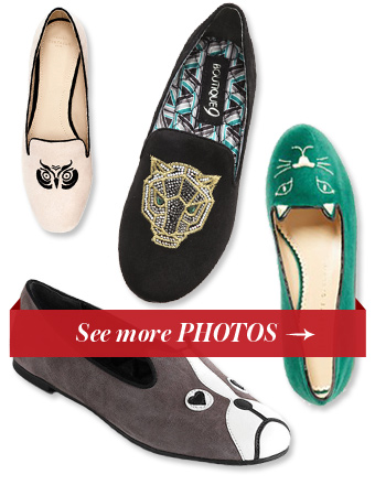 Wild for Animal-Embroidered Loafers 